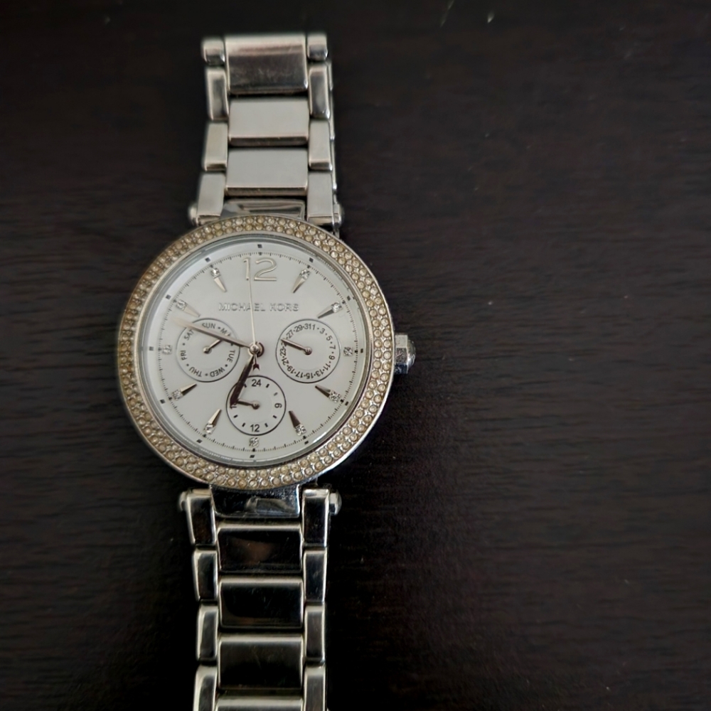 Silver Michael Kors watch